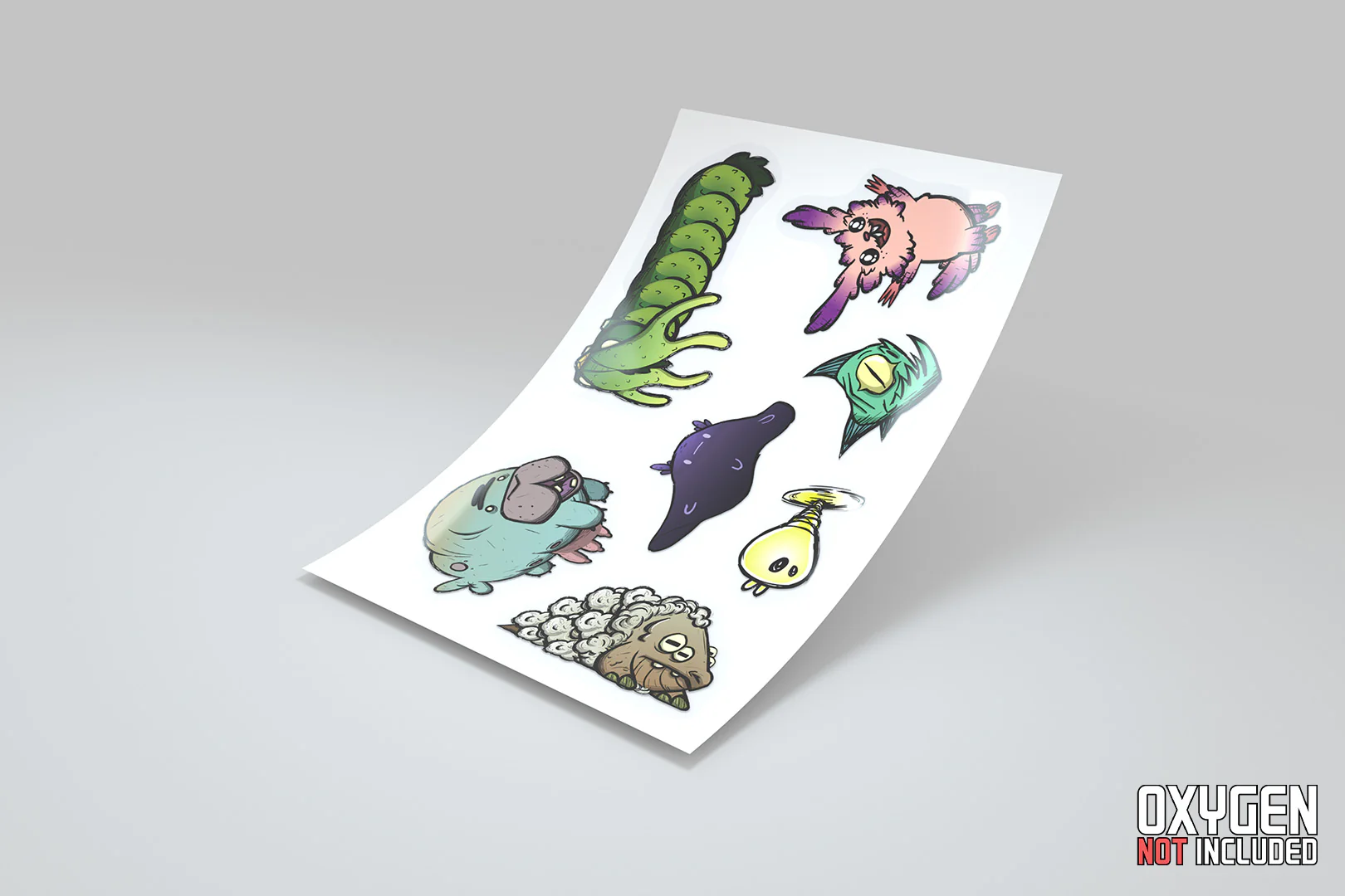 Oxygen Not Included: Stickers 4 Sheet Pack - Image 3