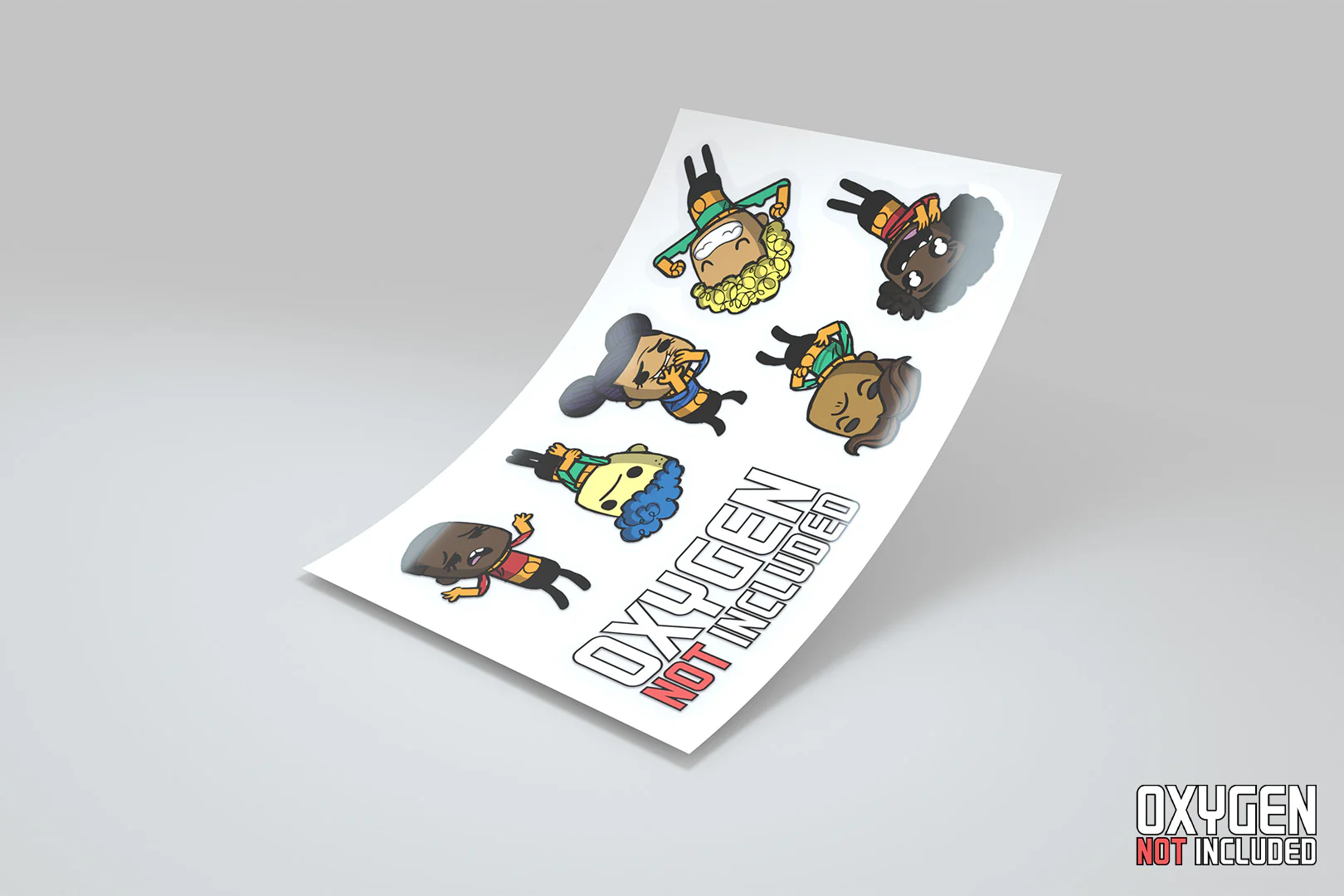 Oxygen Not Included: Stickers 4 Sheet Pack - Image 4