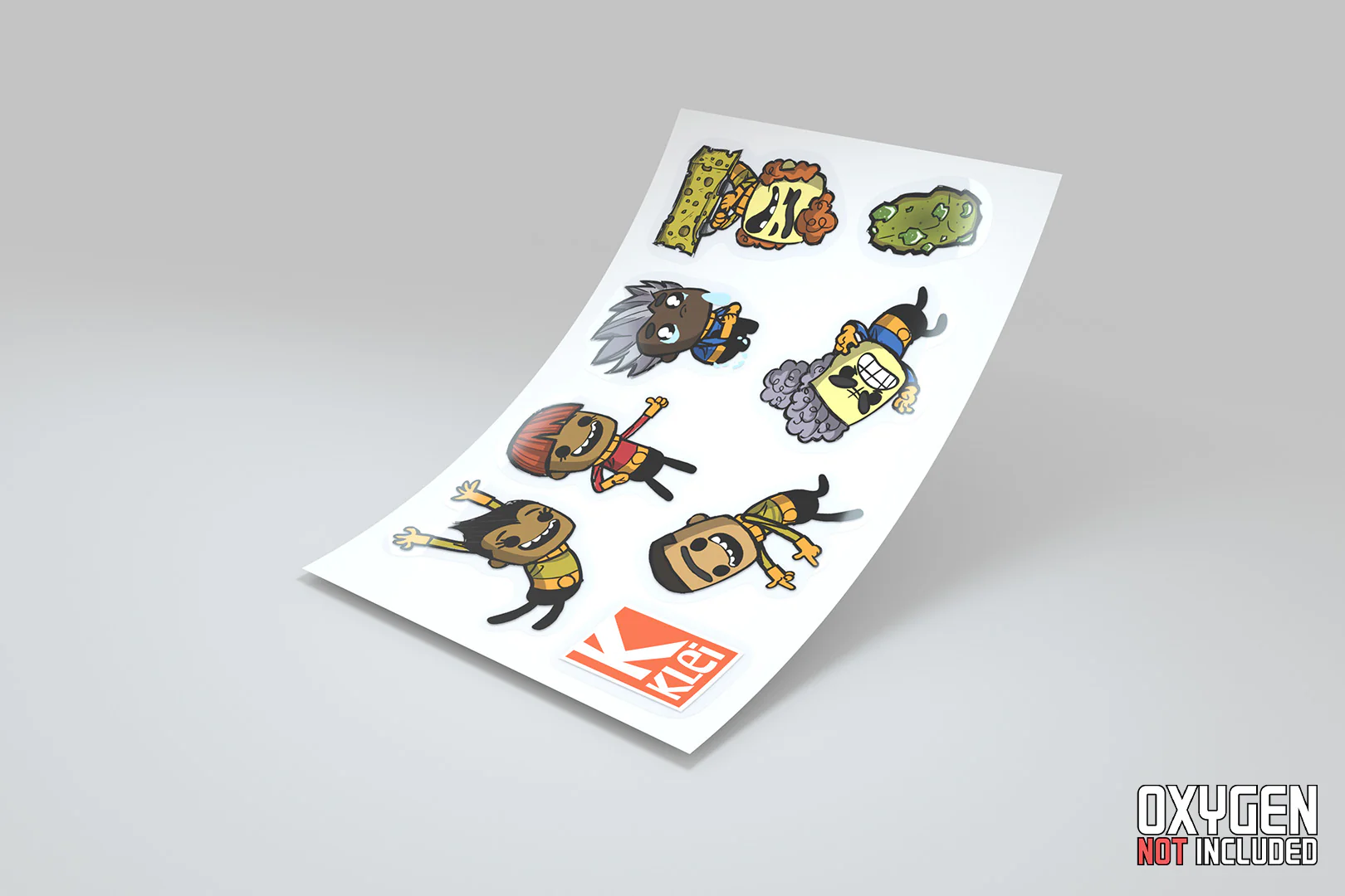 Oxygen Not Included: Stickers 4 Sheet Pack - Image 5